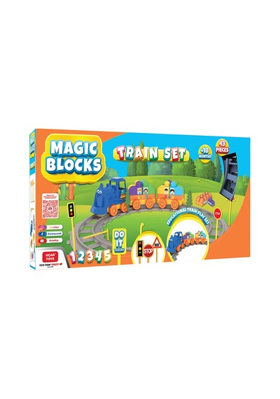 Magıc Blocks Tren Set 43pcs 2 Adet