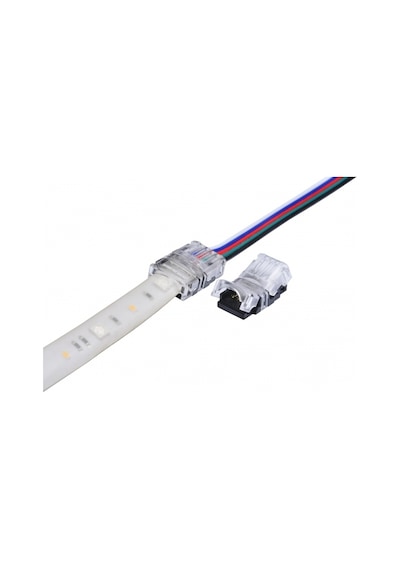 Led Şerit+Kablo Konnektörü-Ip65/54 Dış Mekan Bağlantı (10 Adet)