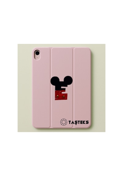 Taşlı Ütülenebilen Veya Sticker Olarak Kullanılabilen ' Mickey E ' Harfi