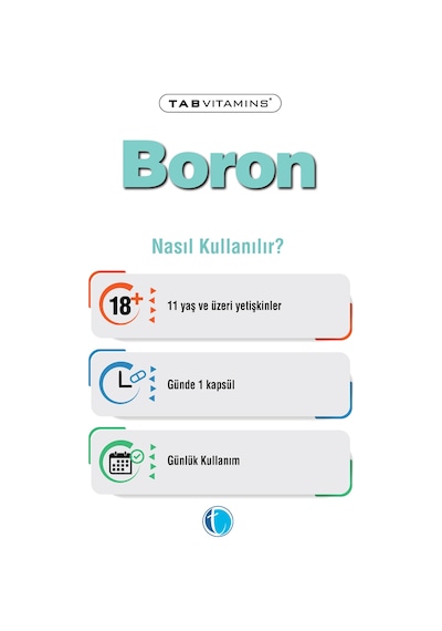 Tabvitamins Boron Bor 120 Kapsül