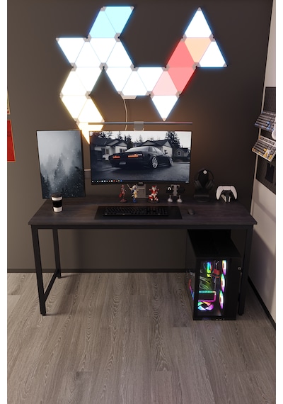 Siyah 160x60 Oyuncu Masası, Bilgisayar Masası, Gamer Masası, Gaming Masa, Metal Ayaklı - Ss-160 Siyah Siyah 160x60 Oyuncu Masası, Bilgisayar Masası, Gamer Masası, Gaming Masa, Metal Ayaklı - Ss-160 Siyah