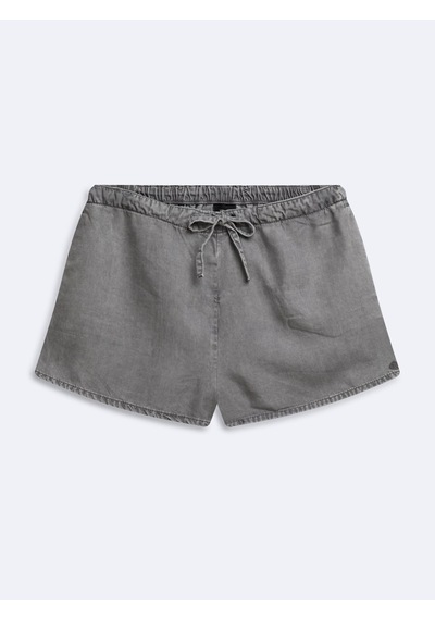 LTB Mırela Tencel Mini Gri Jean Şort