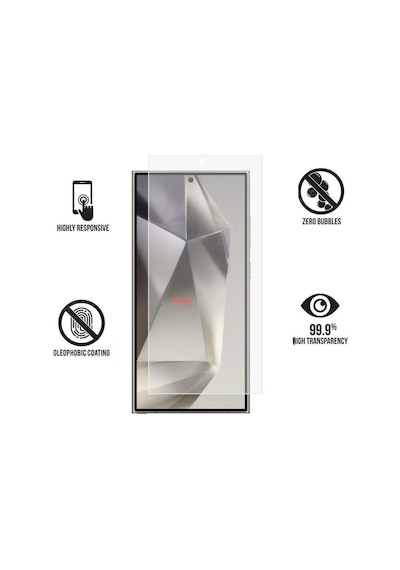 Samsung Galaxy Uyumlu S24 Ultra Mat Ekran Koruyucu Şeffaf