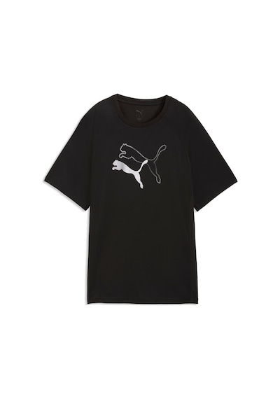 Puma Evostrıpe Graphıc Kadın Geniş Kesim Tişört 691896 01 Siyah