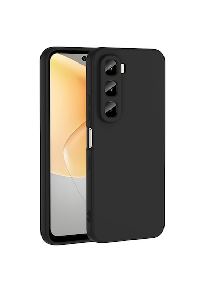 Maks Technology İnfinix Hot 60i 4g Kılıf Mkst Mara Lansman Kapak - Siyah