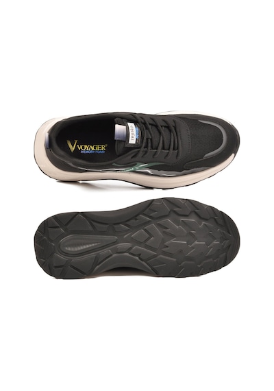Voyager Siyah Fileli Memory Foam Erkek Günlük Spor Ayakkabı Hafif Esnek Sneaker E275 M