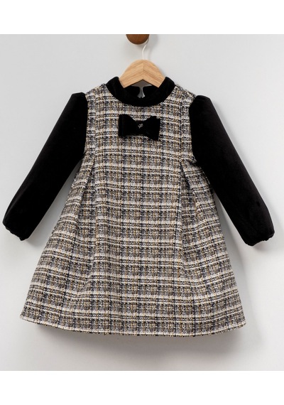 Xo Kids Kız Çocuk Elbise 2-6 Yaş 2825 Siyah
