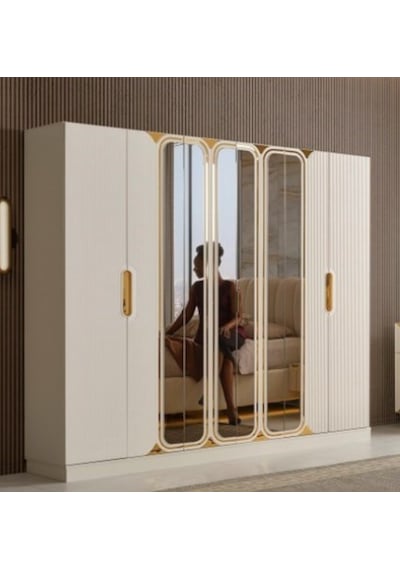 Ronda Mdf 6 Kapılı Dolap Aytaşı Ronda Mdf 6 Kapılı Dolap Aytaşı