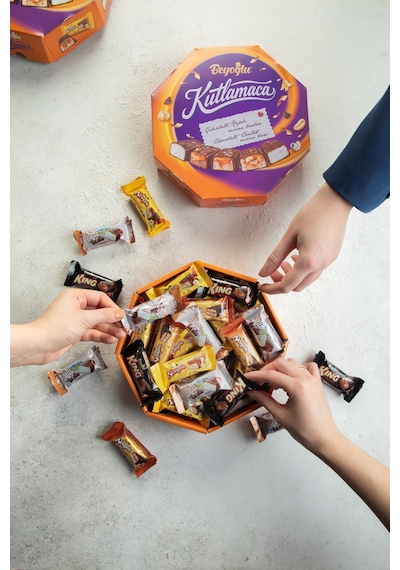 Beyoğlu Kutlamaca Çikolata Kaplı Mini Barlar 450 G