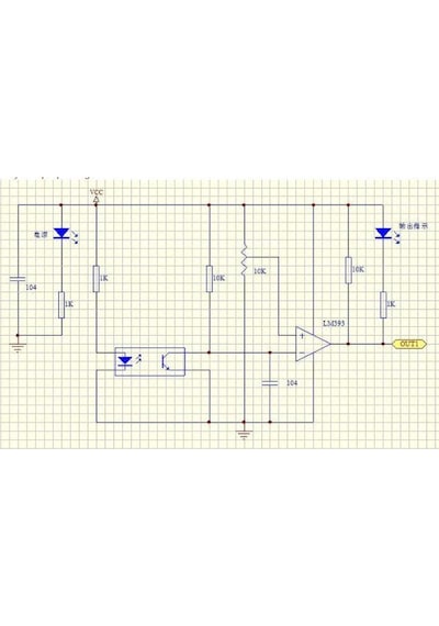 Elektronikport-Motor Hız Sensör Modülü Lm393 Ir Optocoupler Slot Tip