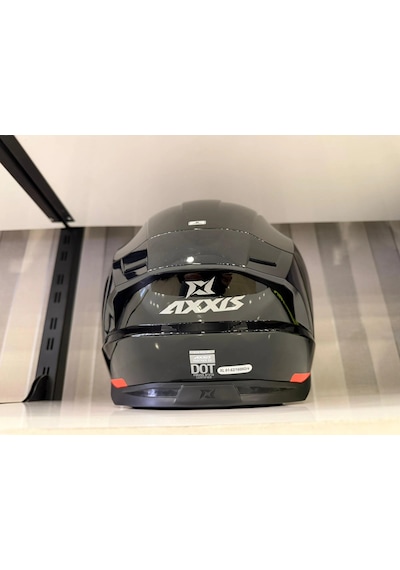 Axxıs Kask Panther Sv Solıd A1 Parlak Sıyah Siyah