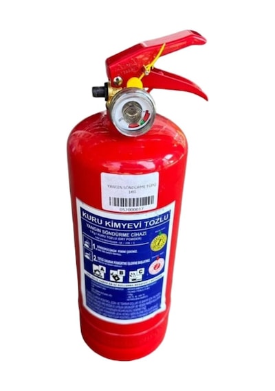 Yok Yok Oto Kuru Tozlu Yangın Söndürme Tüpü 1 Kg