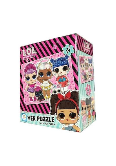 Laço Kids L.O.L. Surprise 24 Parça Yer Puzzle Lol7644