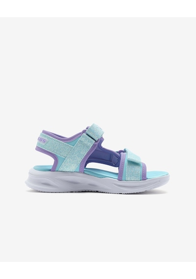 Skechers Sola Glow Sandal Büyük Kız Çocuk Mavi Işıklı Sandalet 303024l Lblv Mavi