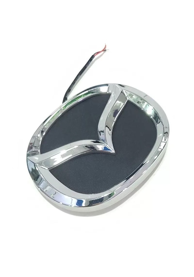Mazda 4d Işıklı Logo Arma Kırmızı 10/7.9 Cm Led Logo Arma Mazda Illuminated Vehicle Logo