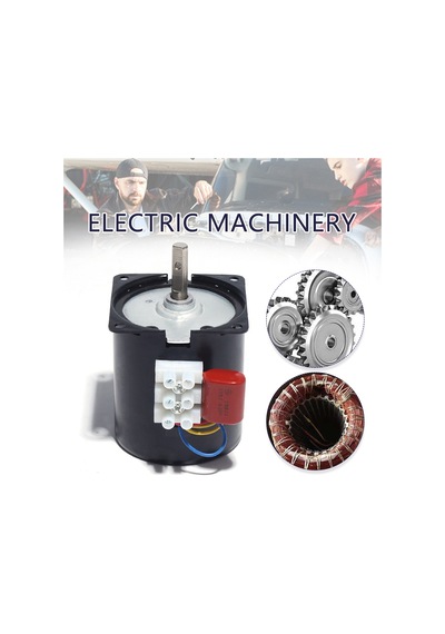 Tersinir Dişli Ac Motor Kalıcı Mıknatıs Elektrikli Düşük Hız 2.5r/dk 220v 14w 15 Rpm