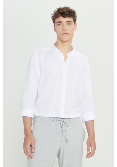 AC&Co / Altınyıldız Classics Erkek Beyaz Slim Fit Dar Kesim Klasik Yaka Kareli Pamuklu Gömlek Beyaz AC&Co / Altınyıldız Classics Erkek Beyaz Slim Fit Dar Kesim Klasik Yaka Kareli Pamuklu Gömlek Beyaz