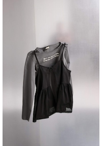 Defacto Kız Çocuk Loose Fit Bisiklet Yaka Baskılı Uzun Kollu Tişört G1083a825auar58 Antrasit Defacto Kız Çocuk Loose Fit Bisiklet Yaka Baskılı Uzun Kollu Tişört G1083a825auar58 Antrasit