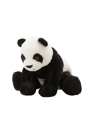 Ikea Kramıg Peluş Oyuncak 30 Cm Siyah - Beyaz
