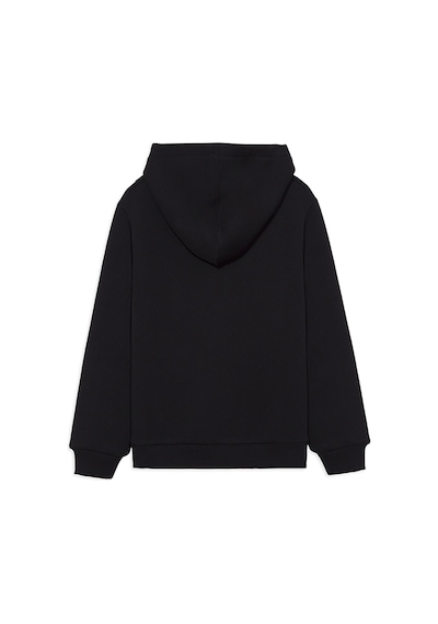 Mavi - Mavi Logo Baskılı Kapüşonlu Siyah Sweatshirt 6610110-900 Siyah