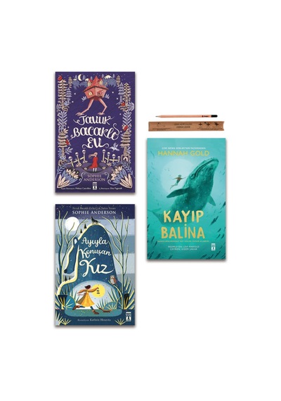 Genç Timaş Ayıyla Konuşan Kız - Tavuk Bacaklı Ev - Kayıp Balina Set - 3 Kitap
