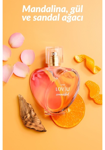 Lov U Connected Kadın Parfüm Edp 50 Ml. İkili Set Çiçeksi - Meyve