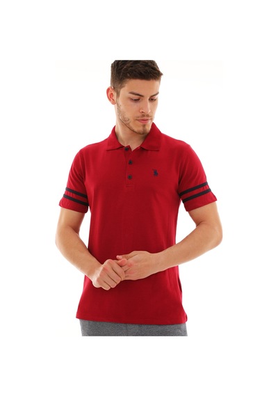 T8585 Dewberry Erkek T-shırt-bordo Bordo