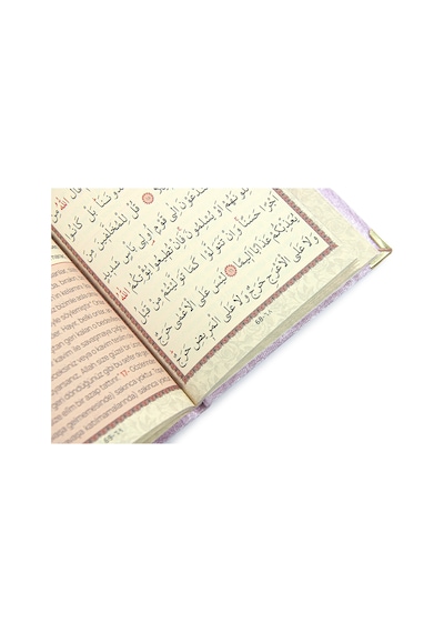 Pembe Mevlüt Hediyelik Kadife Kaplı Yasin Kitabı Tesbih Çeyizlik Seccade Seti
