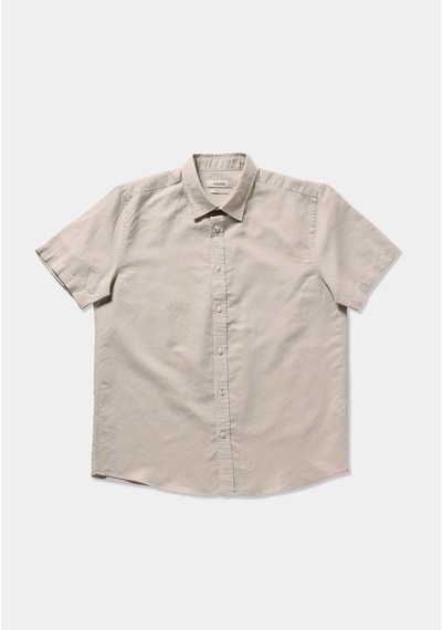 Colin's Colins Regular Fit Shirt Neck Düz Erkek Bej Uzun Kol Gömlek Cl1080097 Q1.v2 Beı
