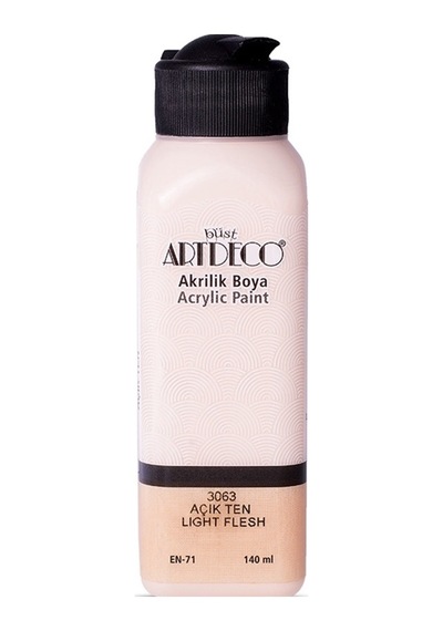 Artdeco Akrilik Boya 140 Ml Açık Ten 070r-3063 Çok Renkli