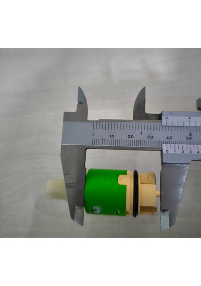 Kartuş 25mm Ayaklı Batarya Çeşme Musluk İçi Yeşil
