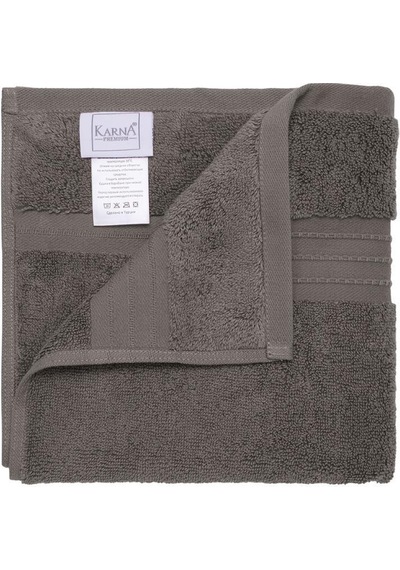 Pamuk Tekli Havlu Karna Premıum Ramse - 70 X 140 Kahverengi