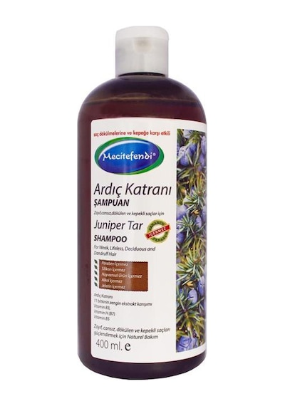 Mecitefendi Ardıç Katranı Cansız Dökülen Saçlar için Şampuan 400 ML