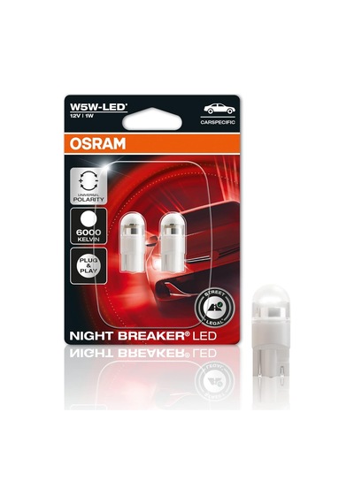 Night Breaker Led W5w - Carspecicic, 6.000 K, İlk Sokak Onaylı Yedek Lamba, Modele Özel Park La