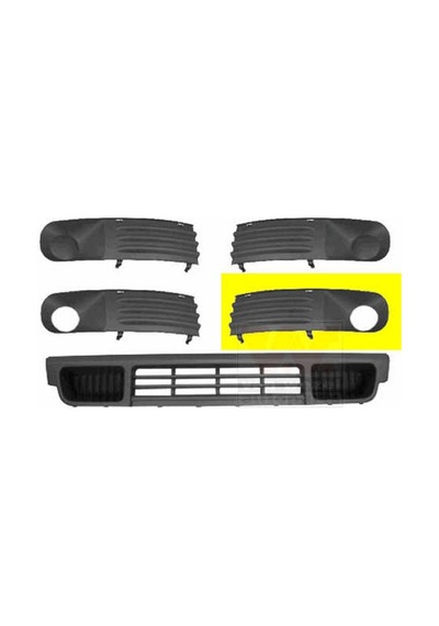 Volkswagen T5 2004 2010 Sis Far Kapağı Sol Sıslı Oem No:7h0807489b