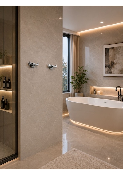 Grand Çiftli Bornozluk Acar Pt5503 000 Açık Krem