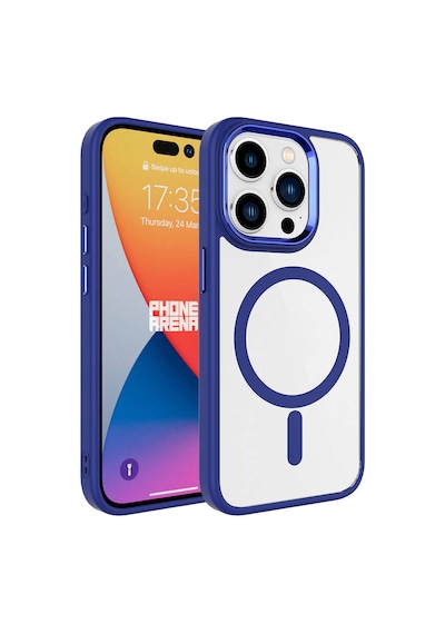 Teleplus Apple Uyumlu iPhone  15 Pro Kılıf Krom Magsafe Tpu Kapak