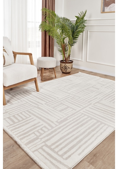 Kaşmir Halı 7/24 Plushy Tova Cream 200x290 Cm Krem