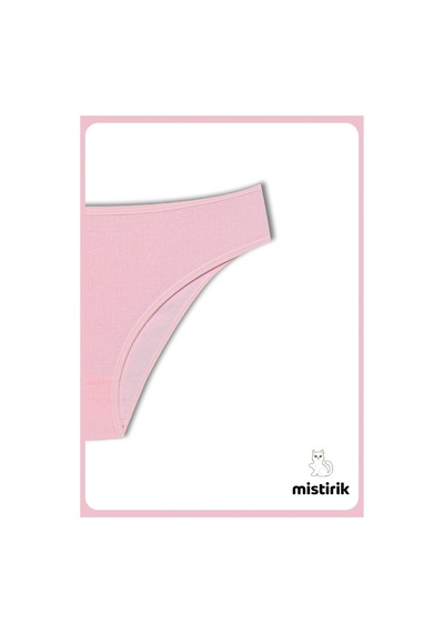 Taranto Model Fitilli Pamuklu Slip Esnek Komforlu Hava Alan Külot Açık Pembe Renk Açık Pembe