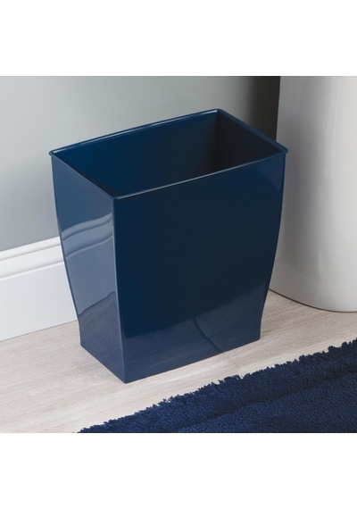 Mono Çöp Kovası Çöp Kutusu Dikdörtgen, Plastik, Plastik, Koyu Mavi, 28.4 X 18.9 X 30.3 Cm Belirtilmemiş