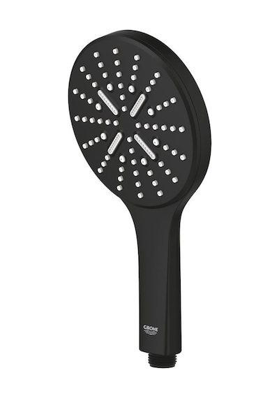 Grohe El Duşu 3 Akışlı 13 Cm Smartactive Phantom Black - 22127kf0 Gümüş