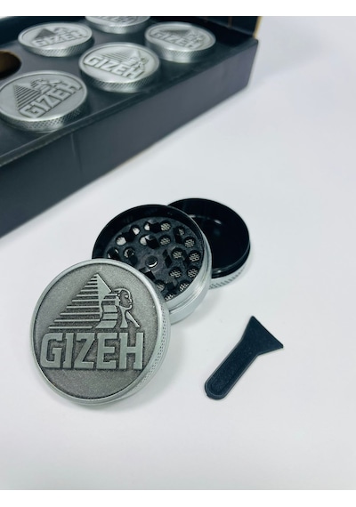 Gizeh Full metal 3parça Tutun Parçalıyıcı- Orjinal Ürün//40mm
