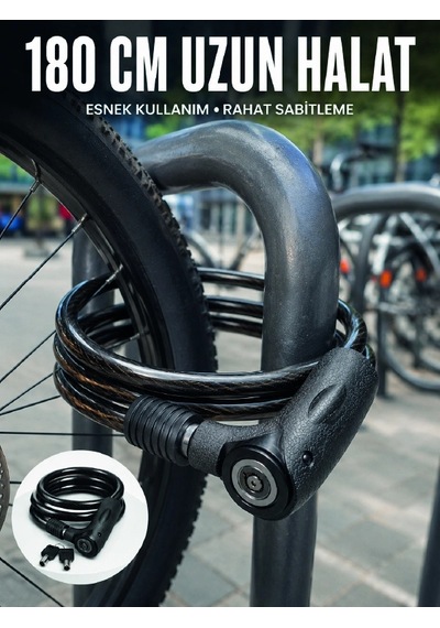 Mey İthalat Motosiklet, Bisiklet Ve Elektrikli Scooter İçin Ağır Hizmet Tipi Çelik Halat Kilidi Diğer