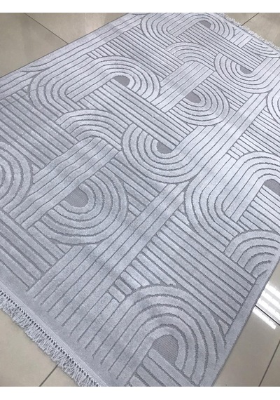 Bünyan Halı Twist 270 Serisi Oturma Salon Yatak Çocuk Odası Halısı Gri