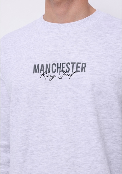 Colin's Colins Comfort Fit Erkek Gri Sweatshirt Cl1075718 Q1.v2 Mga Gri Melanj
