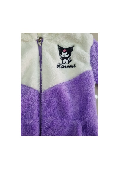 Uğur Bebe Kız Çocuk Peluş Hırka Kapüşonlu Cepli Yumuşacık Kışlık Lila Krem Renk Hırka Kuromi Lila Krem Lila Krem Uğur Bebe Kız Çocuk Peluş Hırka Kapüşonlu Cepli Yumuşacık Kışlık Lila Krem Renk Hırka Kuromi Lila Krem Lila Krem