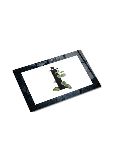 Decorita Cam Kesme Tahtası - Cam Kesme Tablası Harfli Tasarım İ 20 CM x 30 CM