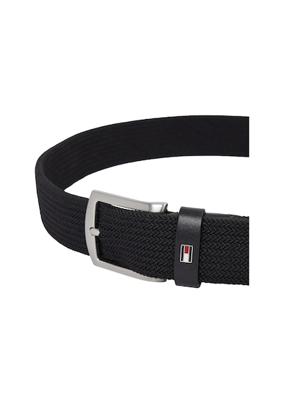 Tommy Hilfiger Denton Elastıc 3.5 Erkek Siyah Kemer - Am0am13354 Siyah