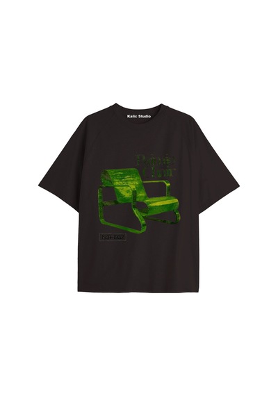 Kalic Studio Y2k Vintage Pickles Baskılı Siyah T-shirt Kod 249 Siyah-249