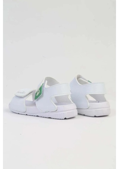 Benetton Bn-1252 Unisex Çocuk Bebe Ortopedik Günlük Sandalet Beyaz